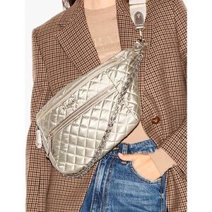MZ Wallace Large Crossbody Sling Bag-Quartz Pearl